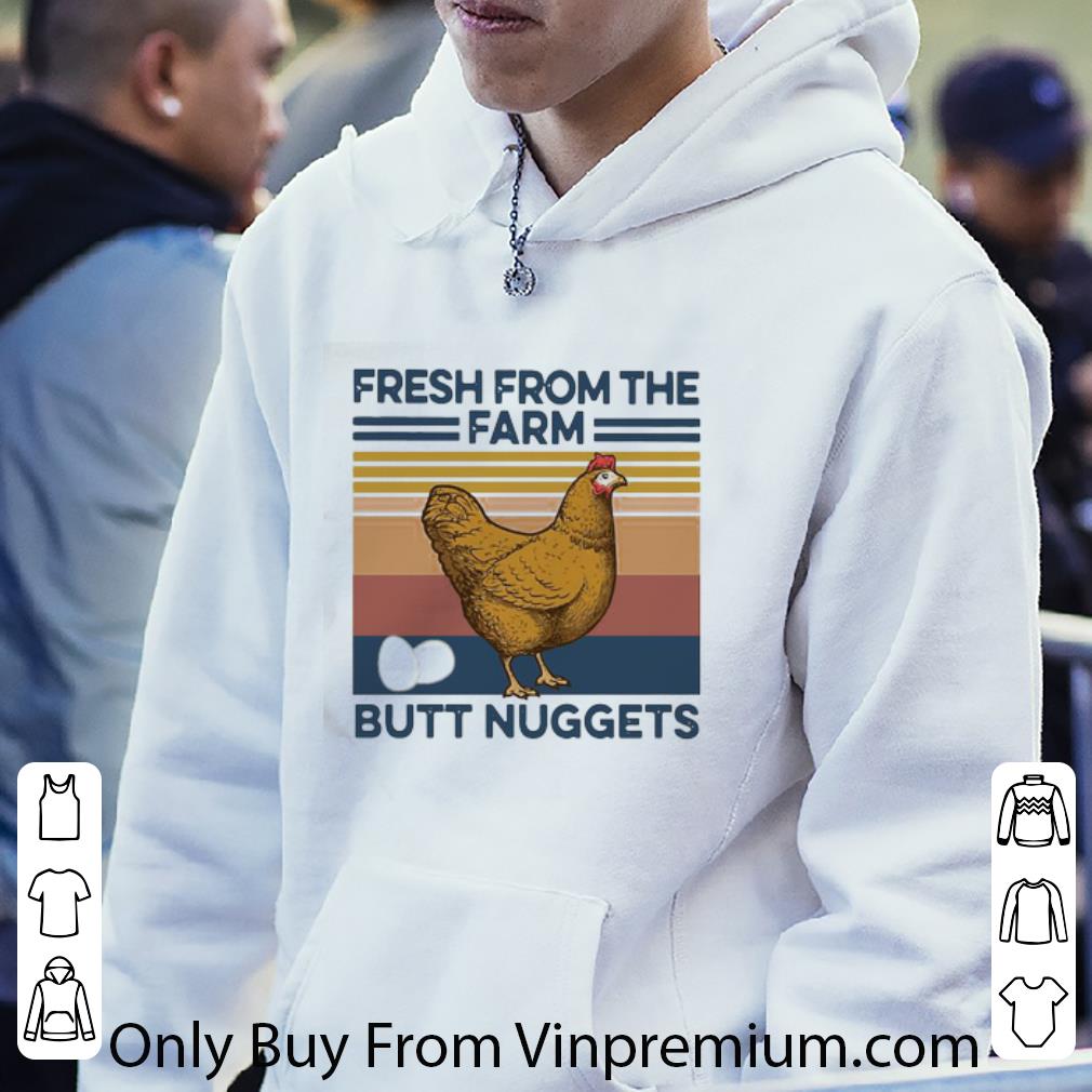 75b115c0 official chicken fresh from the farm butt nuggets vintage shirt 4 - Official Chicken Fresh From The Farm Butt Nuggets Vintage shirt