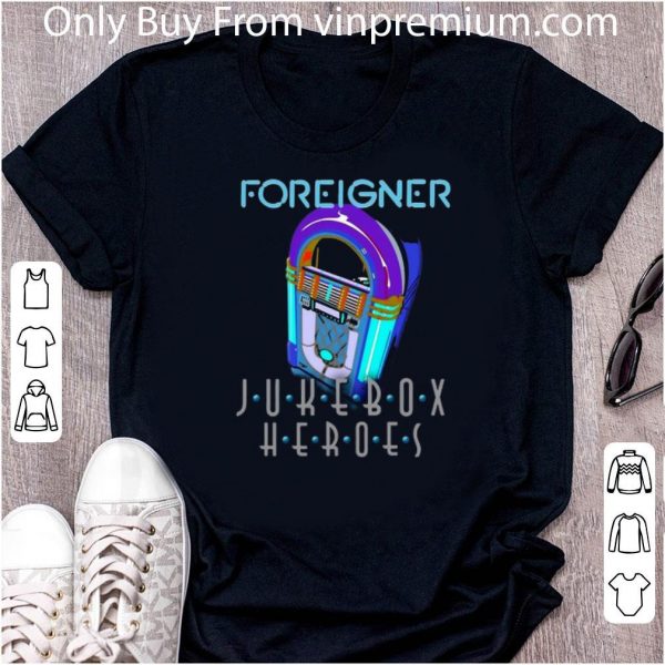 Premium Foreigner Juke Box Heroes shirt