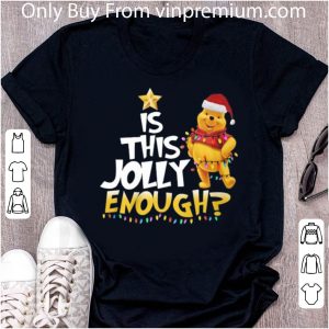 Great 2020 Merry Christmas Disney Pooh Ho Ho Ho shirt 1