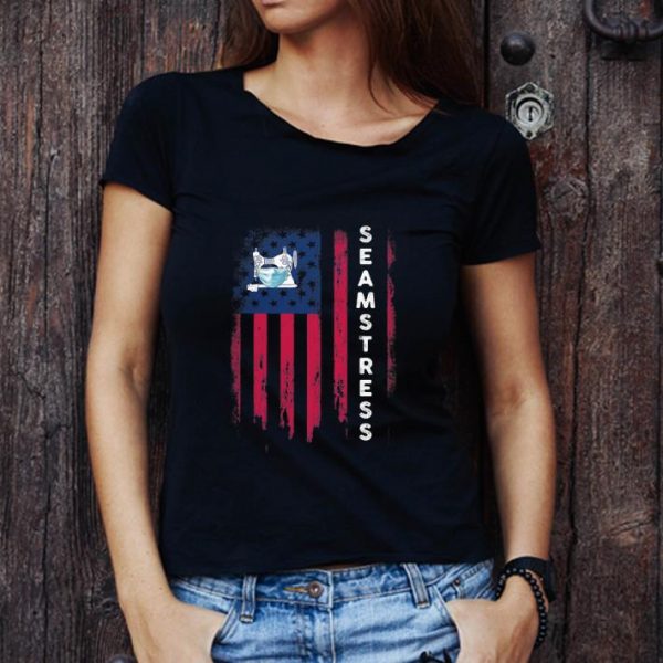 Official Sew Mask American Flag Seamstress shirt