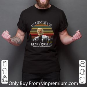 Premium Legend Never Die Kenny Rogers 1938 2020 Vintage shirt 2
