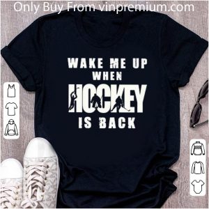Top Wake Me Up When Hockey Is Back Coronavirus shirt 1