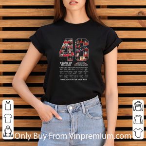 Official 46 Years Of 1974 2020 Chicago Blackhawks Signatures shirt 2