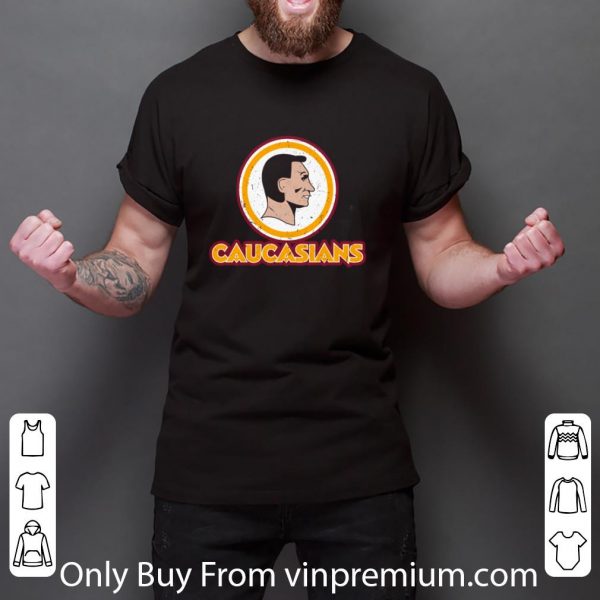 Official Washington Redskins Caucasians Parody shirt