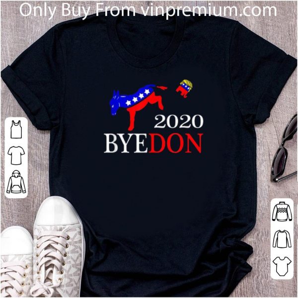 Original Goat Kick Elephant Trump 2020 Byedon shirt