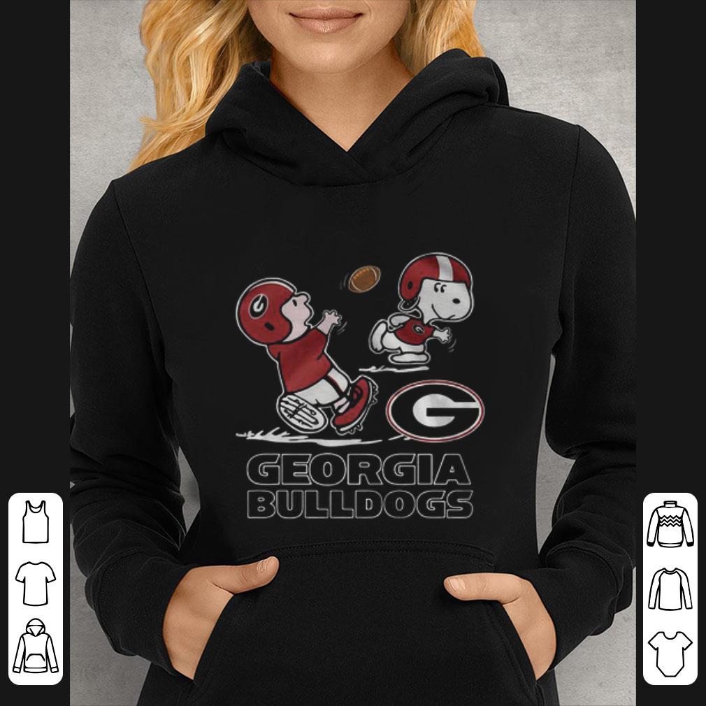 18093ee5 nice charlie brown and snoopy georgia bulldogs football shirt 4 - Nice Charlie Brown And Snoopy Georgia Bulldogs Football shirt