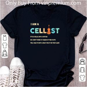 Awesome Vintage I Am A Cellist It's A Cello Not A Guitar shirt 1