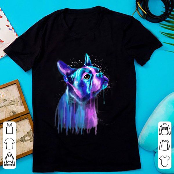 Pretty Colorful Boston Terrier Art shirt