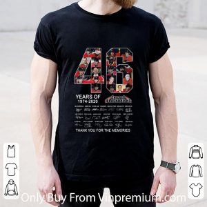 Official 46 Years Of 1974 2020 Chicago Blackhawks Signatures shirt 1