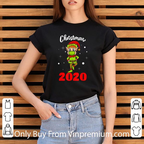 Hot Elf Quarantine Mask Christmas 2020 Family Matching shirt