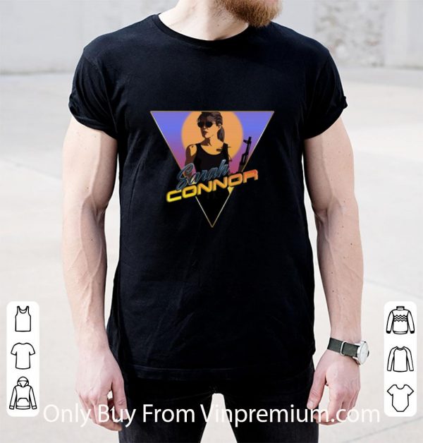 Original Sarah Connor Terminator Vaporwave Retro shirt