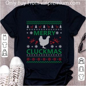 Top Merry Cluckmas Ugly Christmas shirt 1