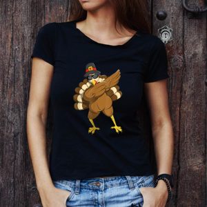 Awesome Dabbing Turkey Happy Thanksgiving Day shirt