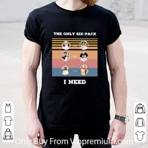Nice Vintage Shih Tzu Maltese The Only Six-pack I Need shirt 1