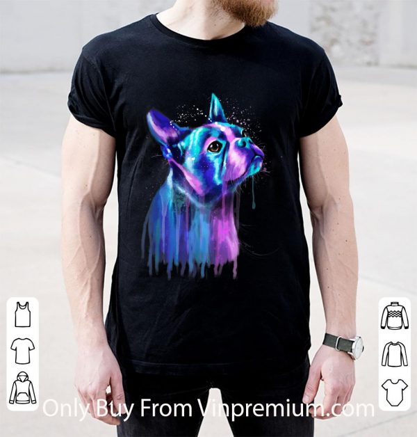 Pretty Colorful Boston Terrier Art shirt