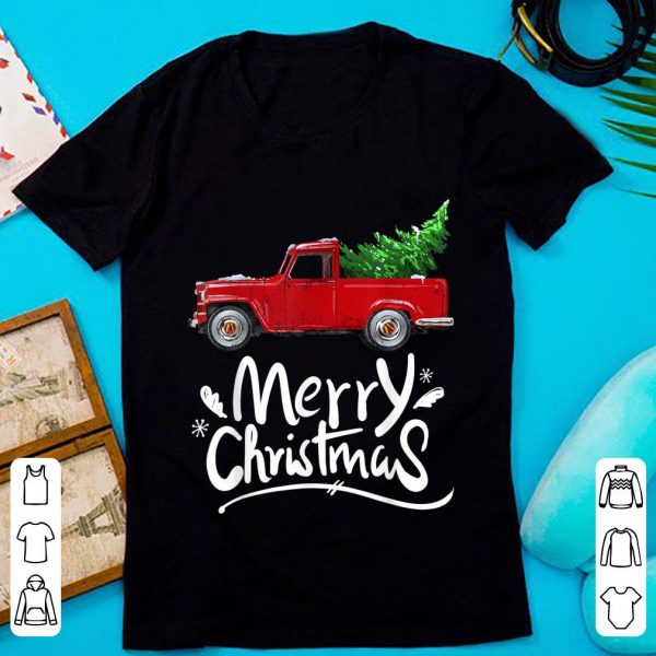 Original Wagon Red Truck Christmas Tree shirt