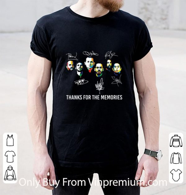 Nice Linkin Park Thanks For The Memories Signatures shirt