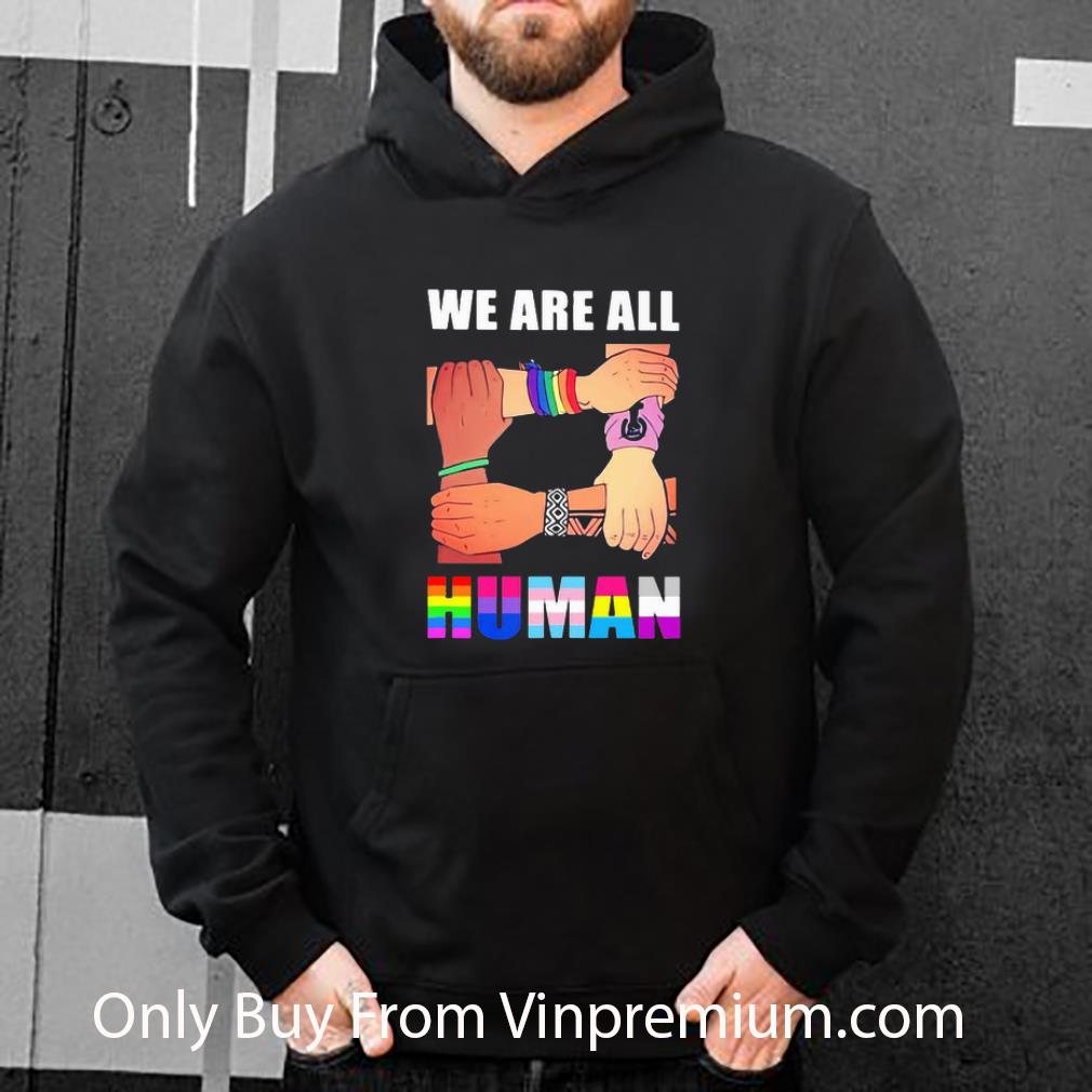 5bc4fd27 awesome we are all human black lives matter lgbt shirt 4 - Awesome We Are All Human Black Lives Matter Lgbt shirt