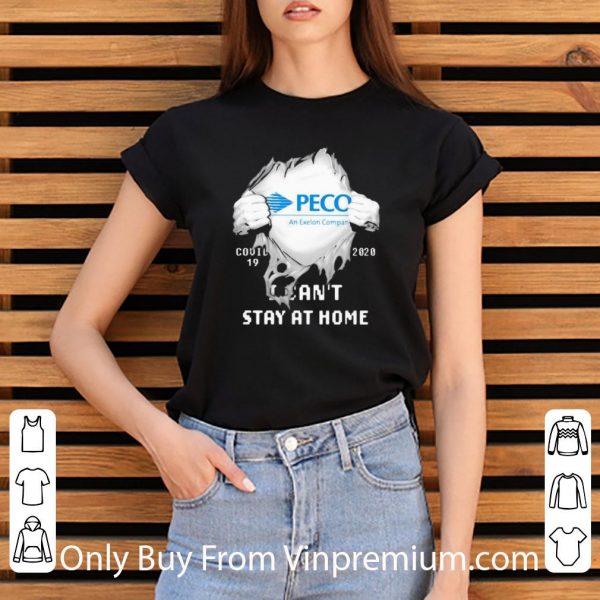 Top Peco An Exelon Company Insides Me Covid-19 2020 I Can’t Stay At Home shirt