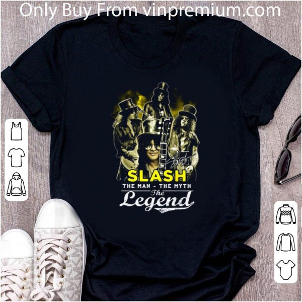 Official Slash The Man The Myth The Legend Signature shirt