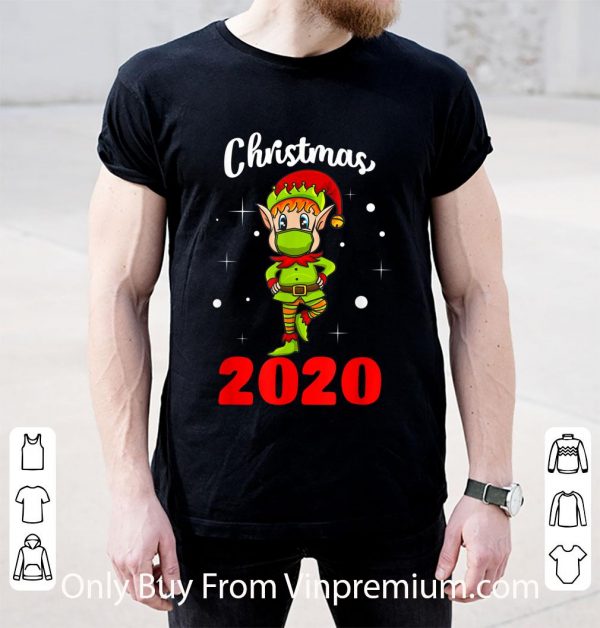 Hot Elf Quarantine Mask Christmas 2020 Family Matching shirt