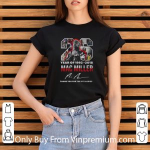 Great 26 Year Of 1992-2018 Mac Miller Signature shirt 2