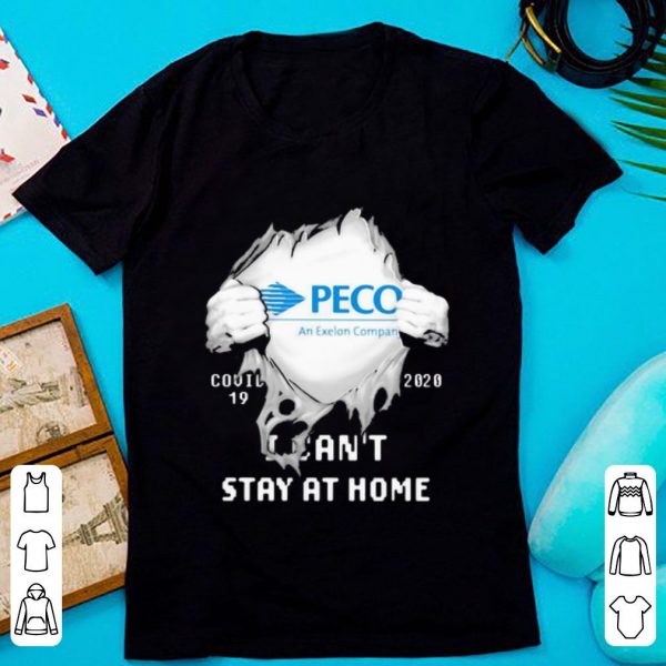 Top Peco An Exelon Company Insides Me Covid-19 2020 I Can’t Stay At Home shirt
