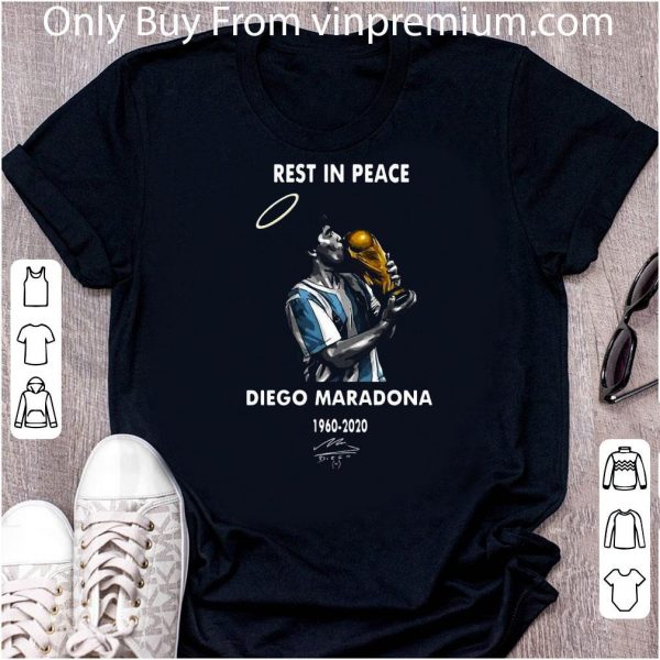 Hot Rest In Peace Legend Diego Maradona 1960-2020 Signature shirt