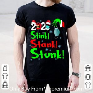 Official Stink Stank Stunk Grinch Holiday Christmas shirt 1