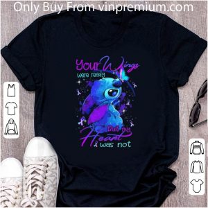 Pretty Disney Stitch And Butterflies Matter Awareness Your Wings shirt 1