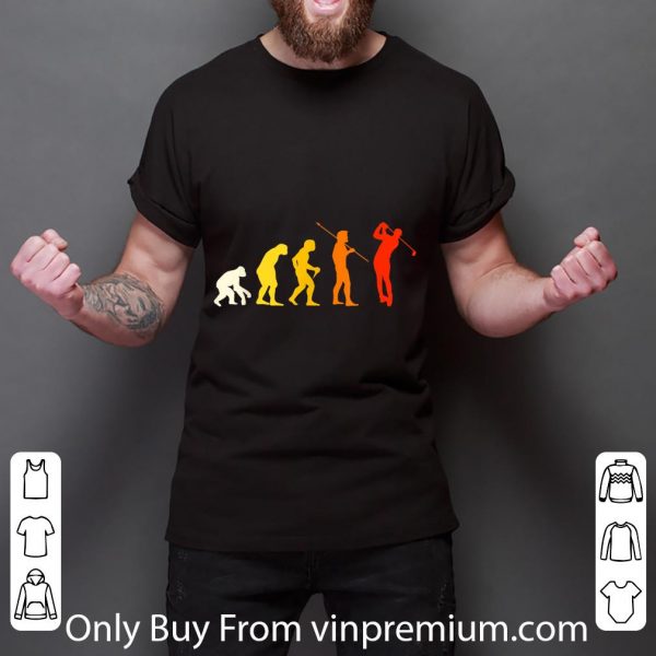 Top Great Golf Evolution Golf Lover shirt