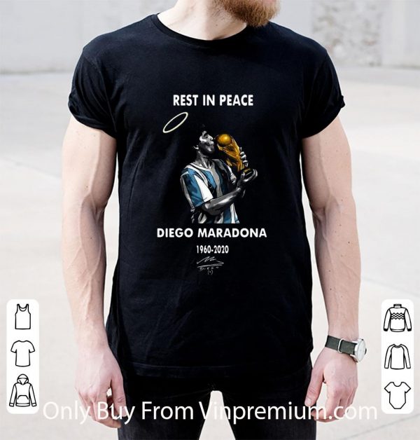 Hot Rest In Peace Legend Diego Maradona 1960-2020 Signature shirt