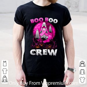 Nice Halloween Breast Cancer Awareness Boo Boo Crew shirt 1
