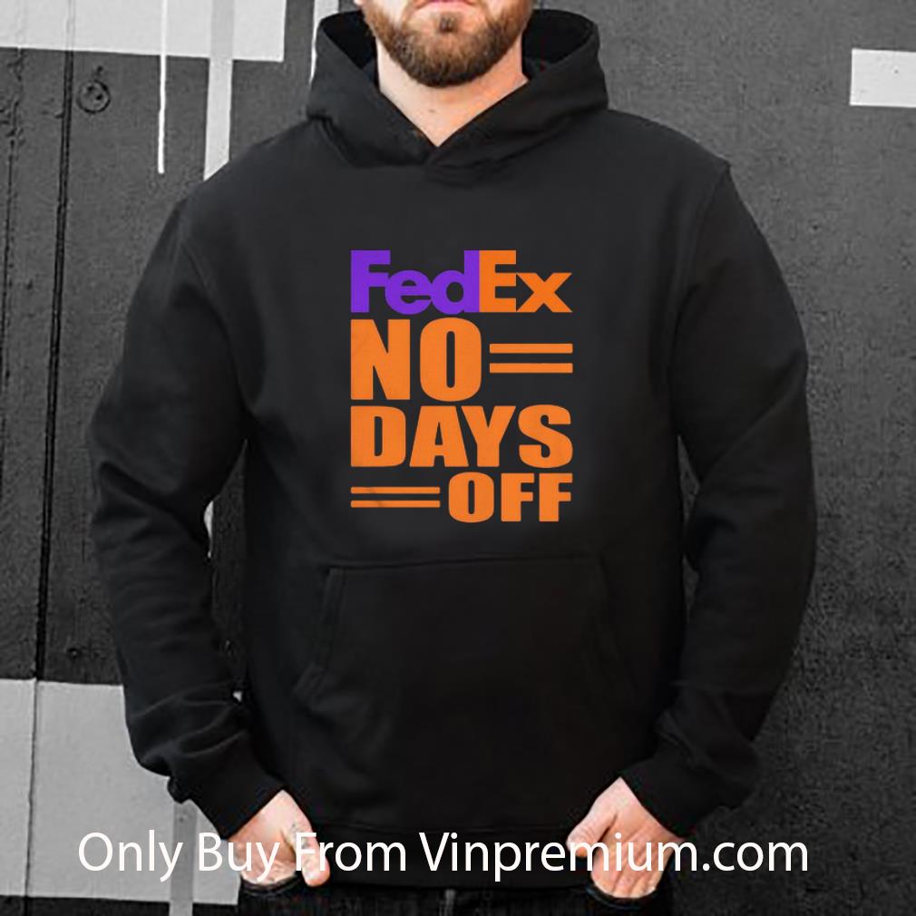 88d2b3f0 premium logo fedex no day off shirt 4 - Premium Logo Fedex No Day Off shirt
