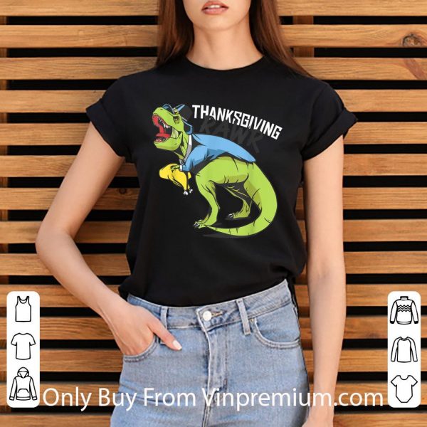 Official Autumn Thanksgiving Fall Season T Rex shirt