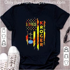 Great 1883 Kroger Heartbeat American Flag 4th Of July Independence Day shirt 1