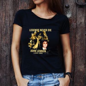 Awesome Legends Never Die John Lennon 1940-1980 Signature The Beatles shirt