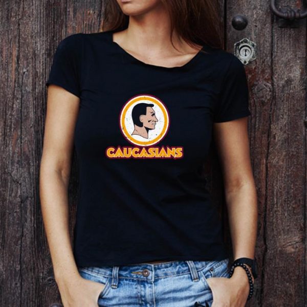 Official Washington Redskins Caucasians Parody shirt