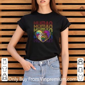 Hot Human Black Lives Matter Heart Lgbt Skin Colors shirt 2