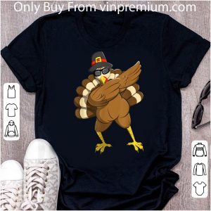 Awesome Dabbing Turkey Happy Thanksgiving Day shirt