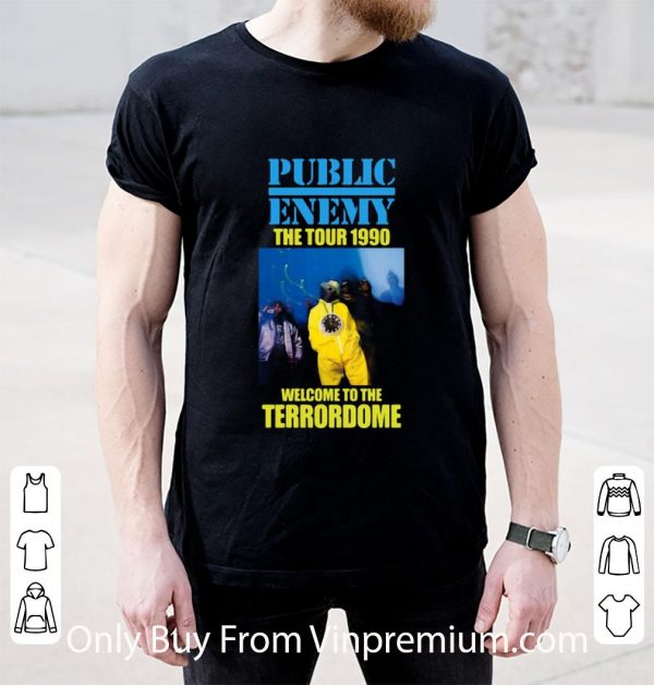 Official Public Enemy The Tour 1990 Welcome To The Terrordome shirt