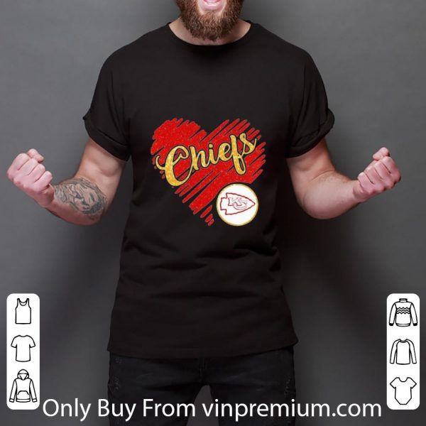 Great Kansas City Chiefs Logo Heart Diamond shirt