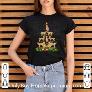 Hot Serval Cat Xmas Tree Santa Hat Serval Christmas shirt 2