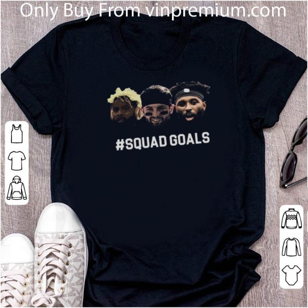 Official Mayfield Odell Jarvis Cleveland Football Squad Goals shirt