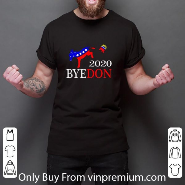 Original Goat Kick Elephant Trump 2020 Byedon shirt