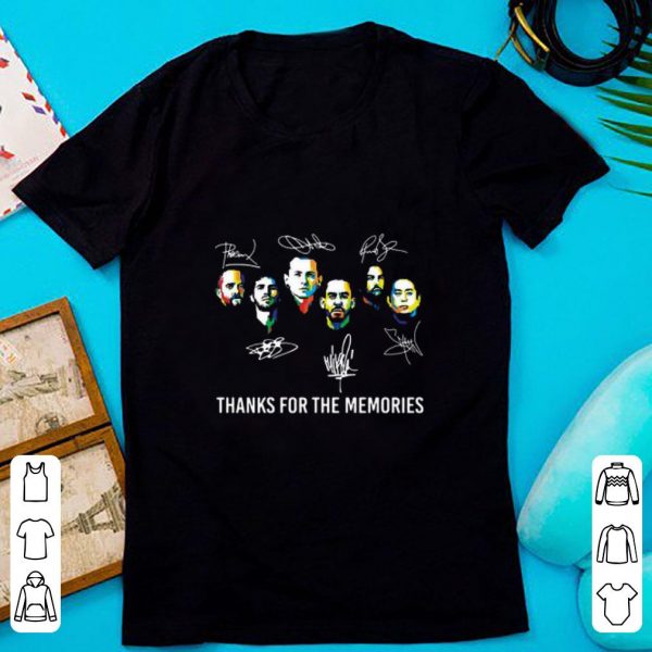 Nice Linkin Park Thanks For The Memories Signatures shirt
