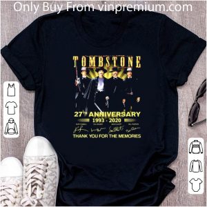 Pretty Tombstone 27th Anniversary 1993 2020 Thank You For The Memories Signatures Light shirt 1