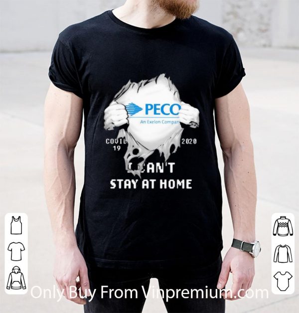 Top Peco An Exelon Company Insides Me Covid-19 2020 I Can’t Stay At Home shirt