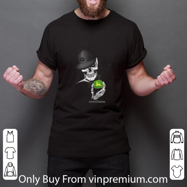 Awesome Skeleton Skull John Deere Logo shirt