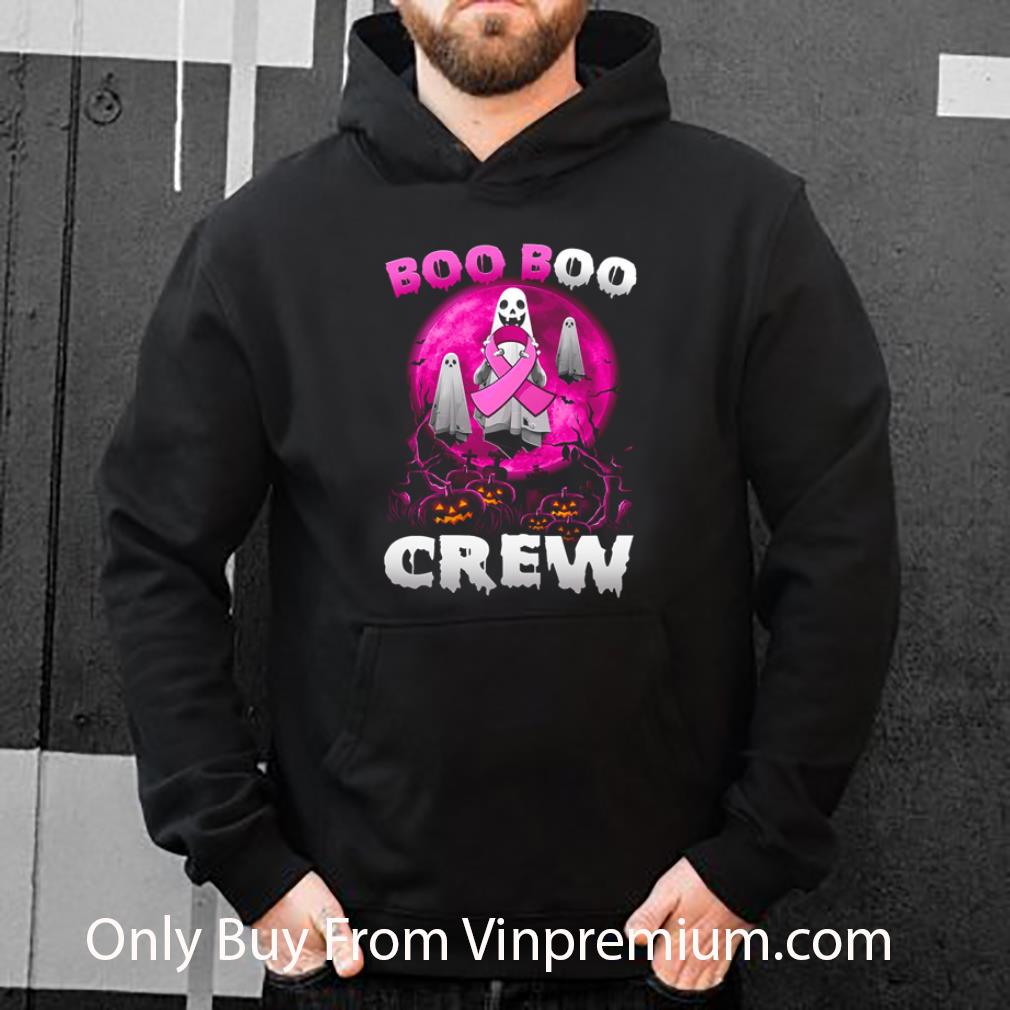 bc923723 nice halloween breast cancer awareness boo boo crew shirt 4 - Nice Halloween Breast Cancer Awareness Boo Boo Crew shirt